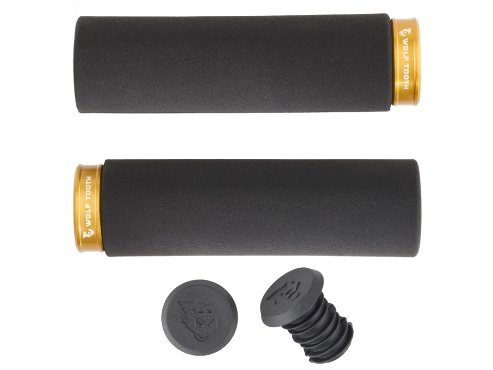 Wolf Tooth Fat Paw Lock-On Grips schwarz-gold