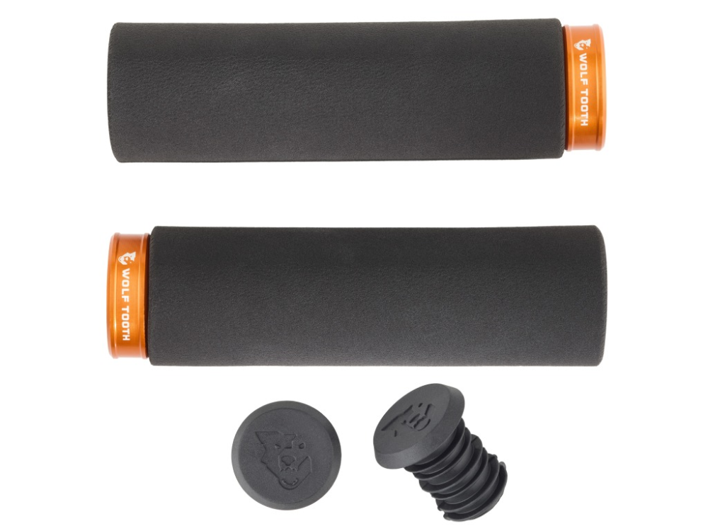 Wolf Tooth Fat Paw Lock-On Grips schwarz-orange