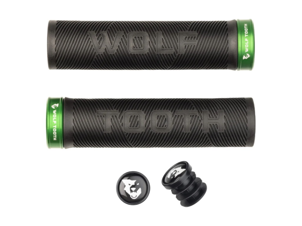 Wolf Tooth Echo Lock-On Grip schwarz-grün, 132mm lang, ∅ 32mm