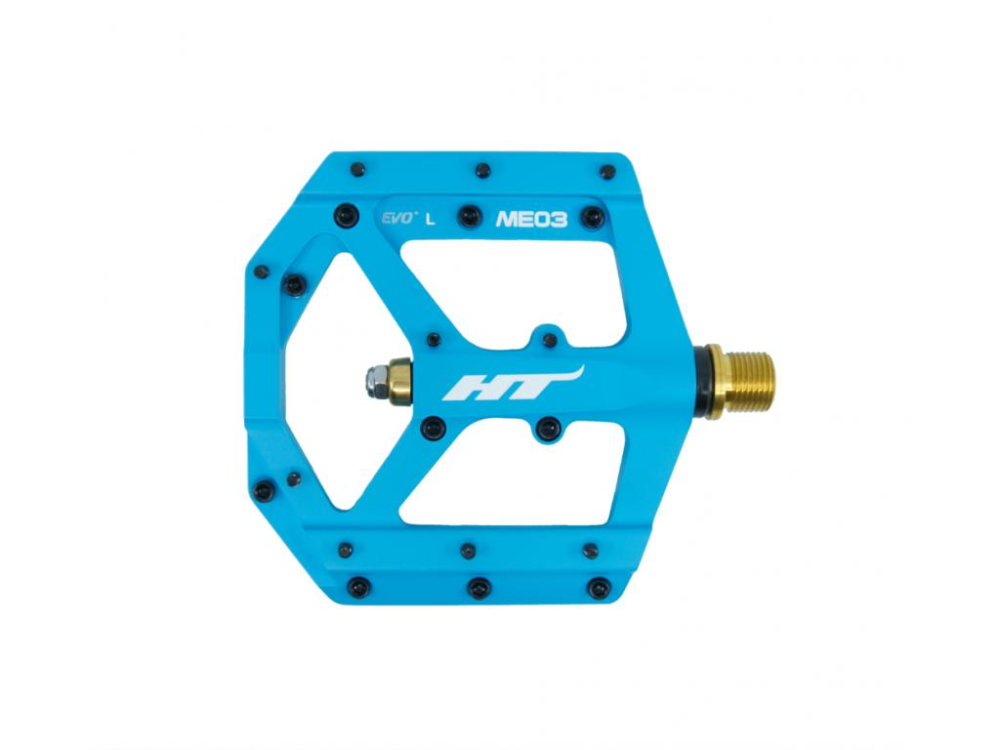 HT-Components ME03T Flat Pedal matt blau