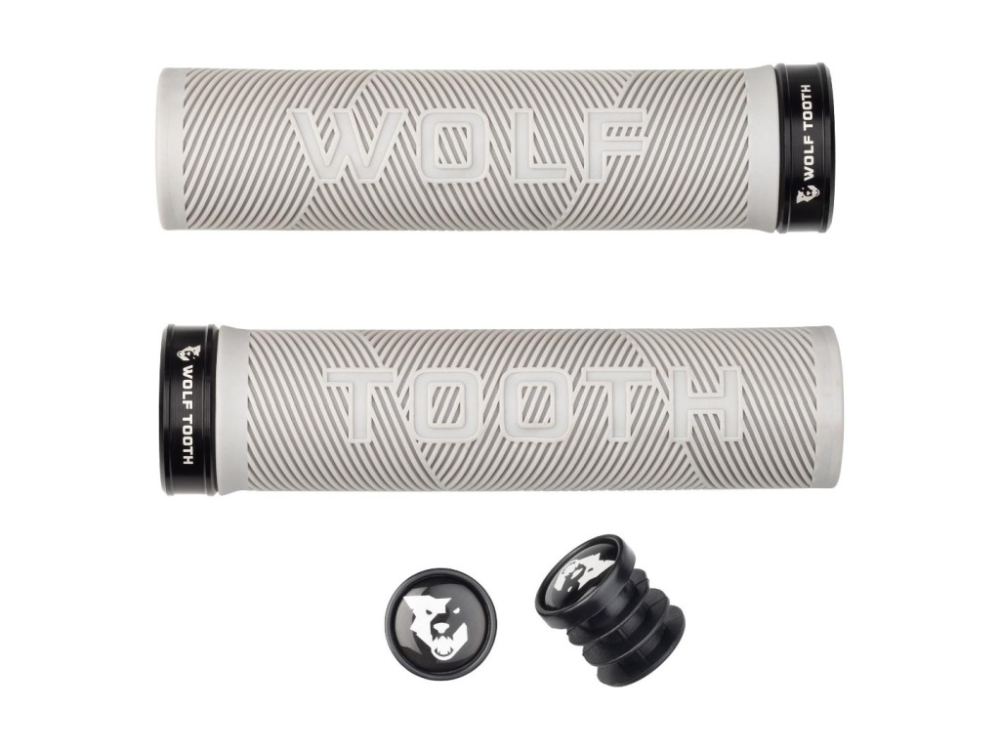 Wolf Tooth Echo Lock-On Grip Color grau-schwarz, 132mm lang, ∅ 32mm