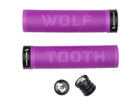 Wolf Tooth Echo Lock-On Grip Color violett-schwarz, 132mm lang, ∅ 32mm