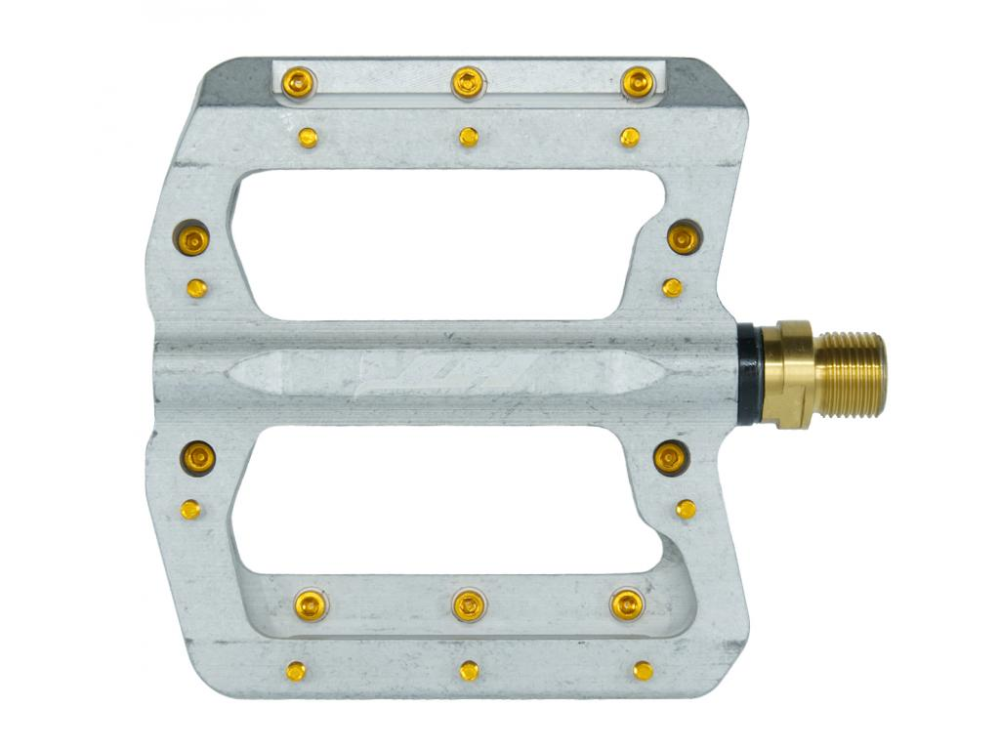 HT-Components MSN01T Flat Pedal Silber