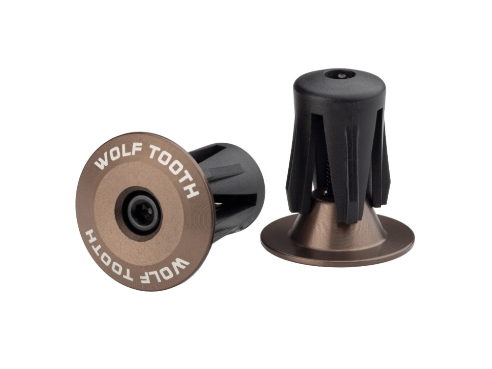 Wolf Tooth Alloy Bar End Plug espresso