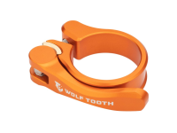 Ultralight Sattelklemme 28.6, mit Schnellspanner orange