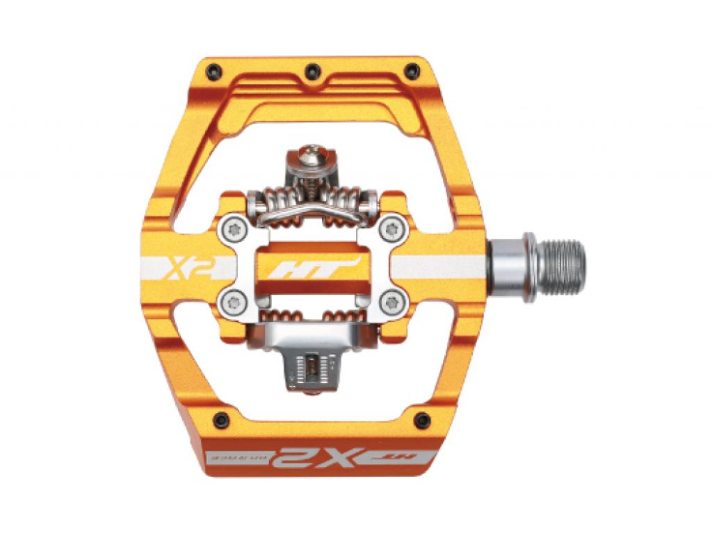 HT-Components X2 Downhill Pedal orange