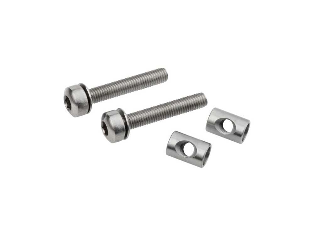 Wolf Tooth Bollt / Barrel Nut Set Titan rainbow (1d)