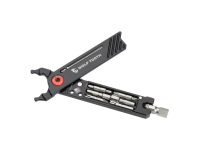 Wolf Tooth Pack Pliers 8-Bit Multi-Tool schwarz-silber