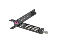 Wolf Tooth Pack Pliers 8-Bit Multi-Tool schwarz-violett