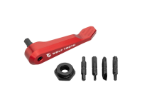 Wolf Tooth Axle Handle Multi-Tool rot
