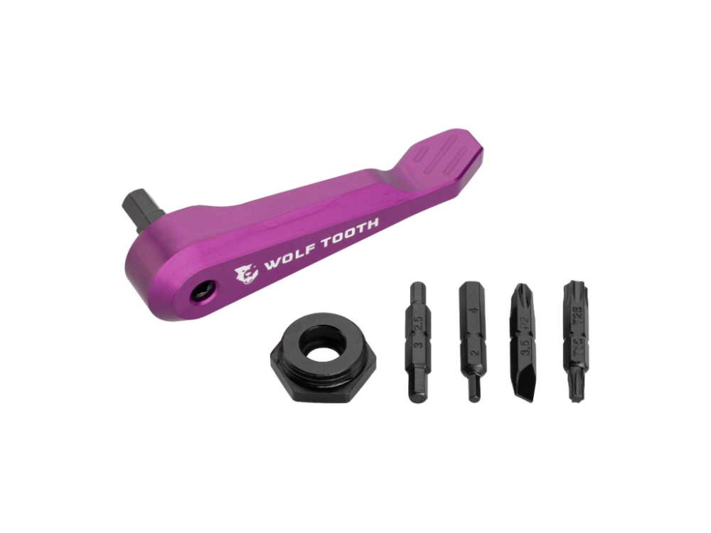 Wolf Tooth Axle Handle Multi-Tool violett