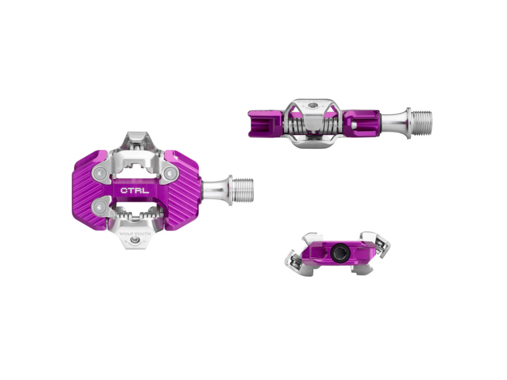 Wolf Tooth CTRL TRAIL CLIPLESS PEDALS ultra violett