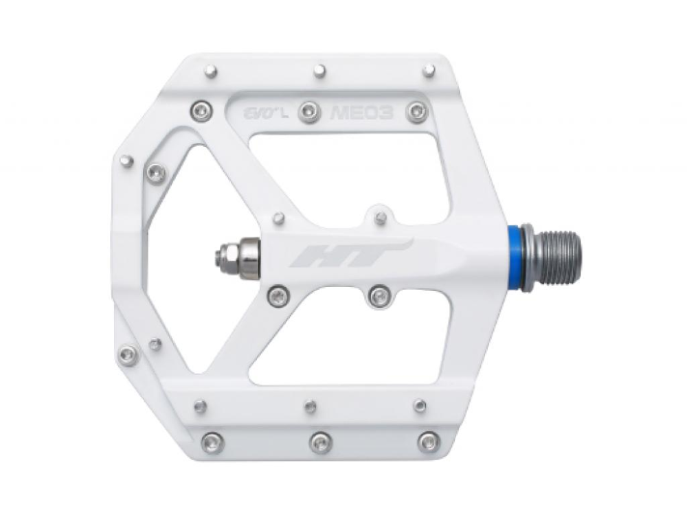 HT-Components ME03 Flat Pedal weiss