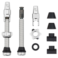 Wolf Tooth Tubeless Valve Stem Kit for Clik Valve 44mm silber raw