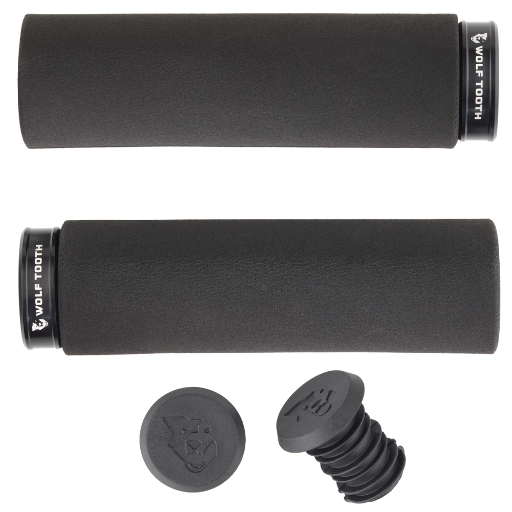 Wolf Tooth Fat Paw Lock-On Grips schwarz-schwarz