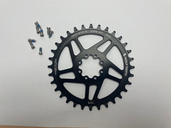 Wolf Tooth Direct Mount Kettenblatt SRAM MTB 8 Bolt Drop-Stop B