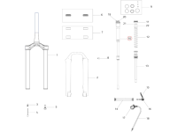 Formula Hydraulic cartridge kit Selva C, Selva S, Selva R (and 170mm 29")