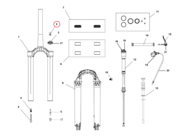 Air Chamber Valve Kit