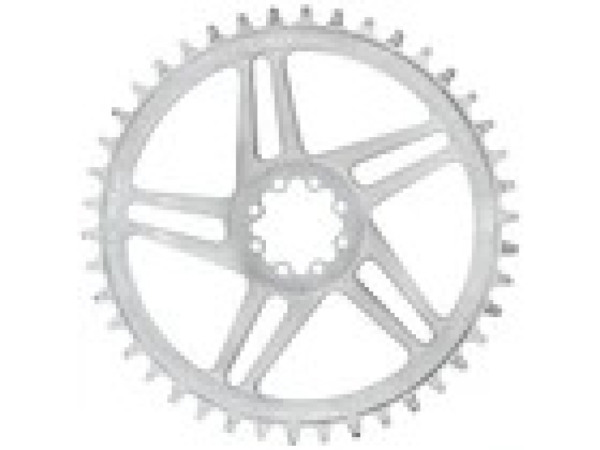 Wolf Tooth Direct Mount SRAM 8 Bolt Drop-Stop B Raw silver