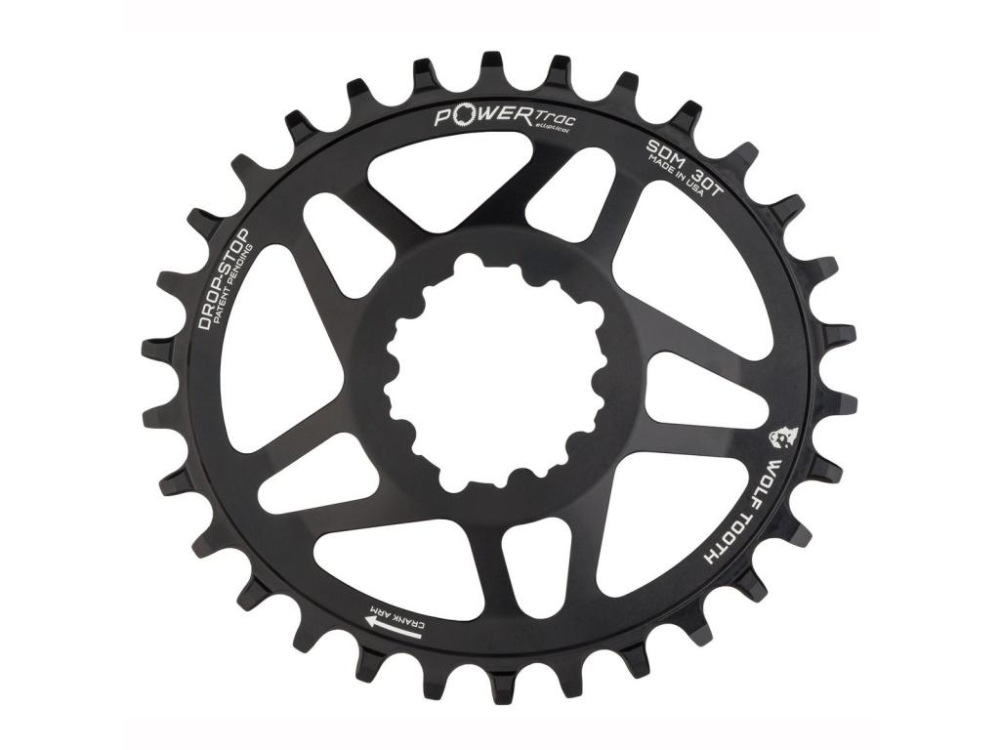 Wolf Tooth Oval Direct-Mount SRAM BB30 Drop-Stop A 30 Zähne