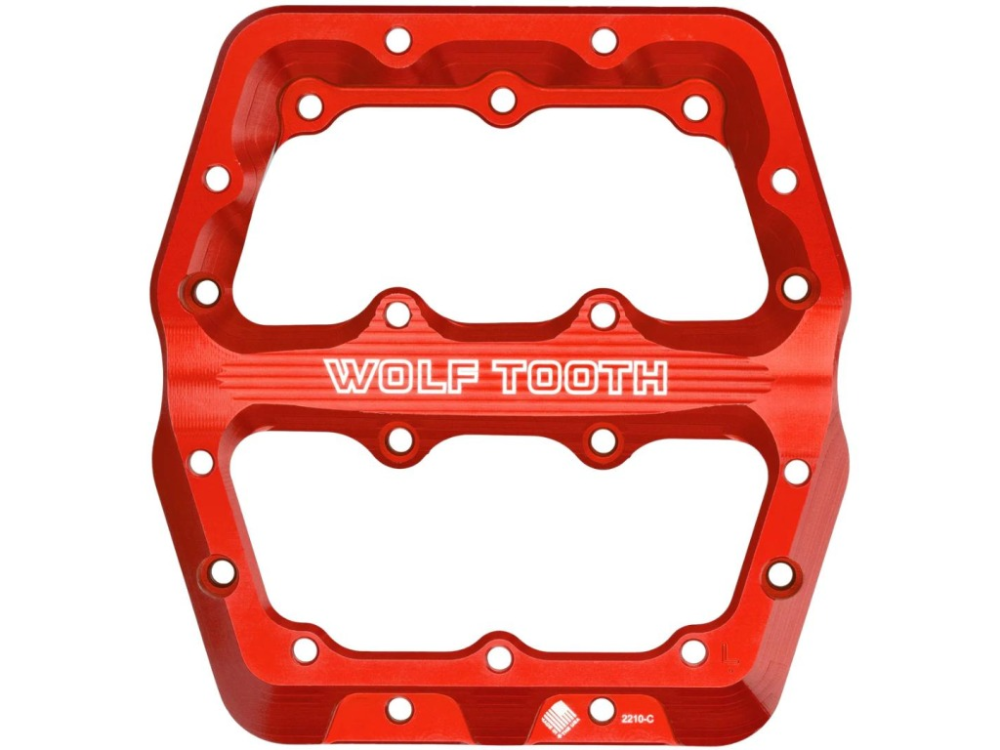 Wolf Tooth Waveform Pedal Body Small rechts, silber
