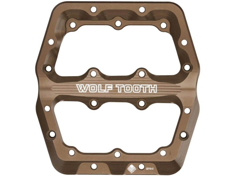 Wolf Tooth Waveform Pedal Body Small rechts, silber