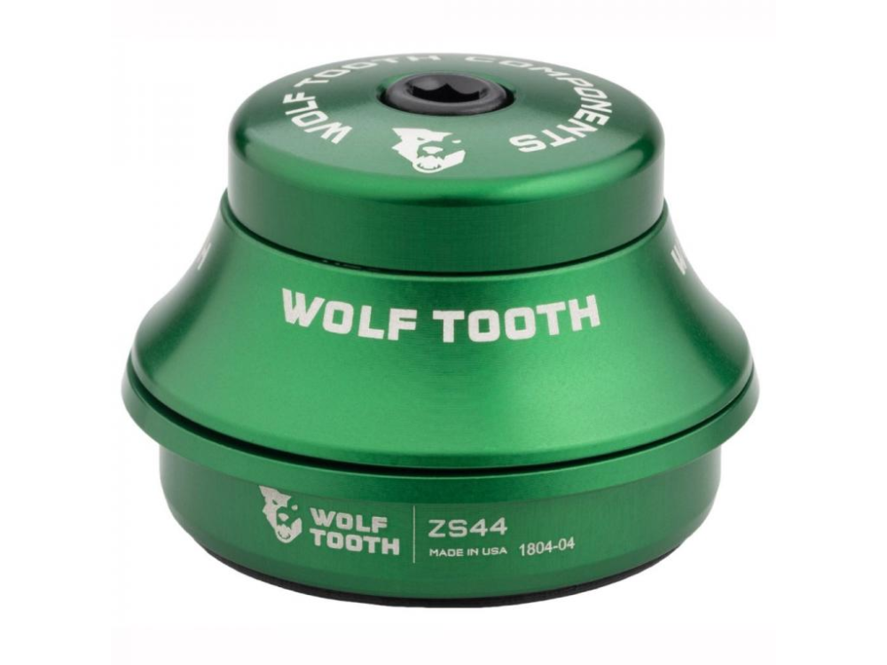 Wolf Tooth Steuersatz Precision Premium ZS44/28.6, 15mm, Upper grün