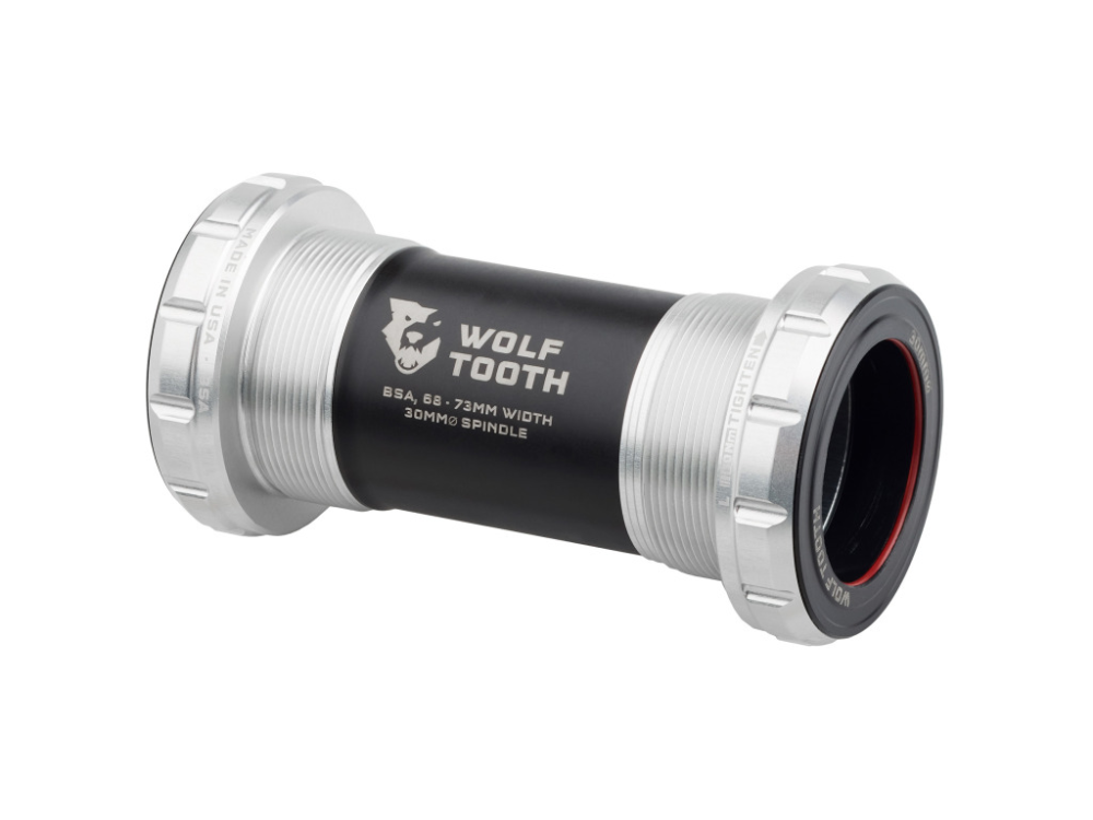 Wolf Tooth BSA Tretlager für 30mm Achse silver raw