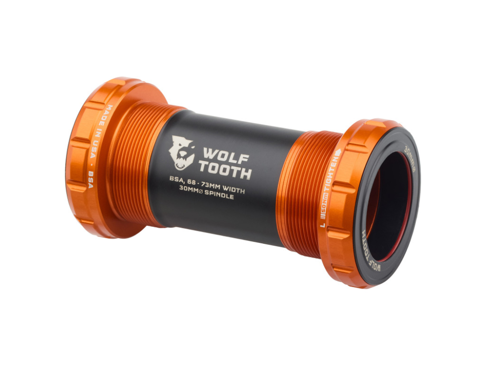 Wolf Tooth BSA Tretlager für 30mm Achse orange