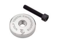 Wolf Tooth Ultralight Vorbau Cap mit Spacer 5mm nickel