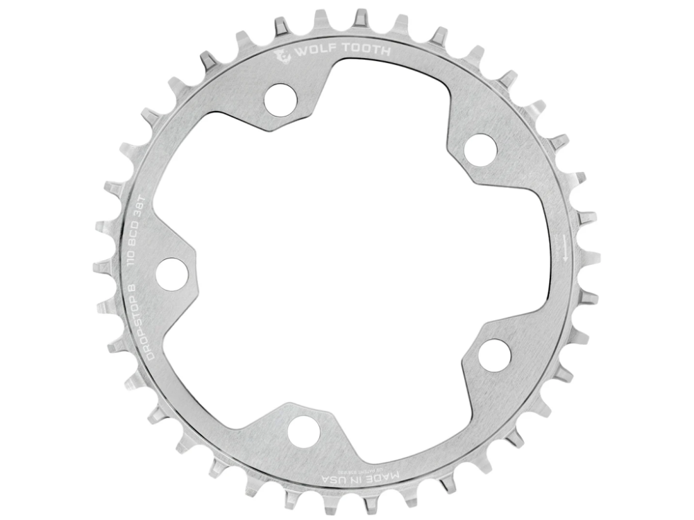 Gravel / CX / Road BCD110 Drop-Stop B RW silver