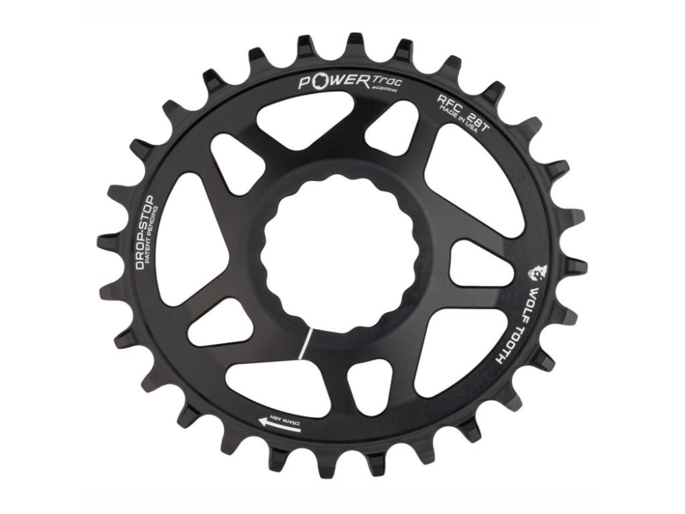 Wolf Tooth Oval Direct-Mount RaceFace Boost Drop-Stop A 28 Zähne