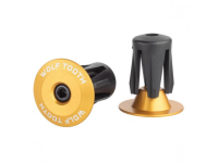 Wolf Tooth Alloy Bar End Plug gold