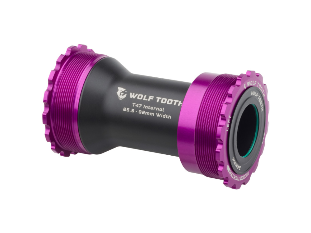 Wolf Tooth T47 Tretlager für 24mm Achse ultra violet