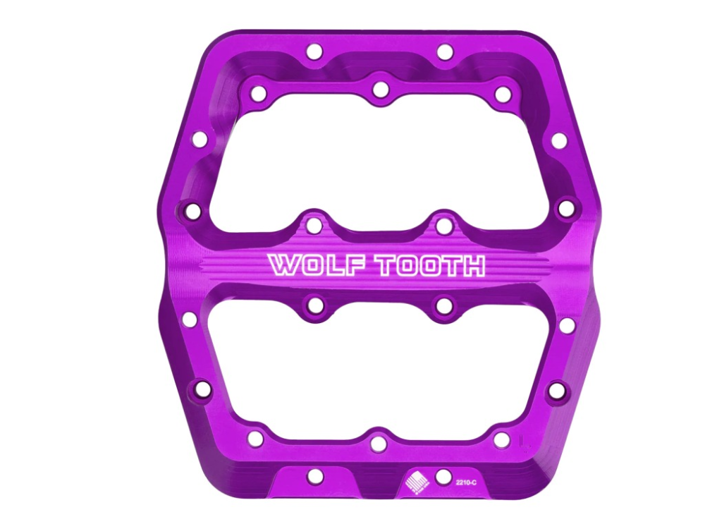 Wolf Tooth Waveform Pedal Body Small links, violett
