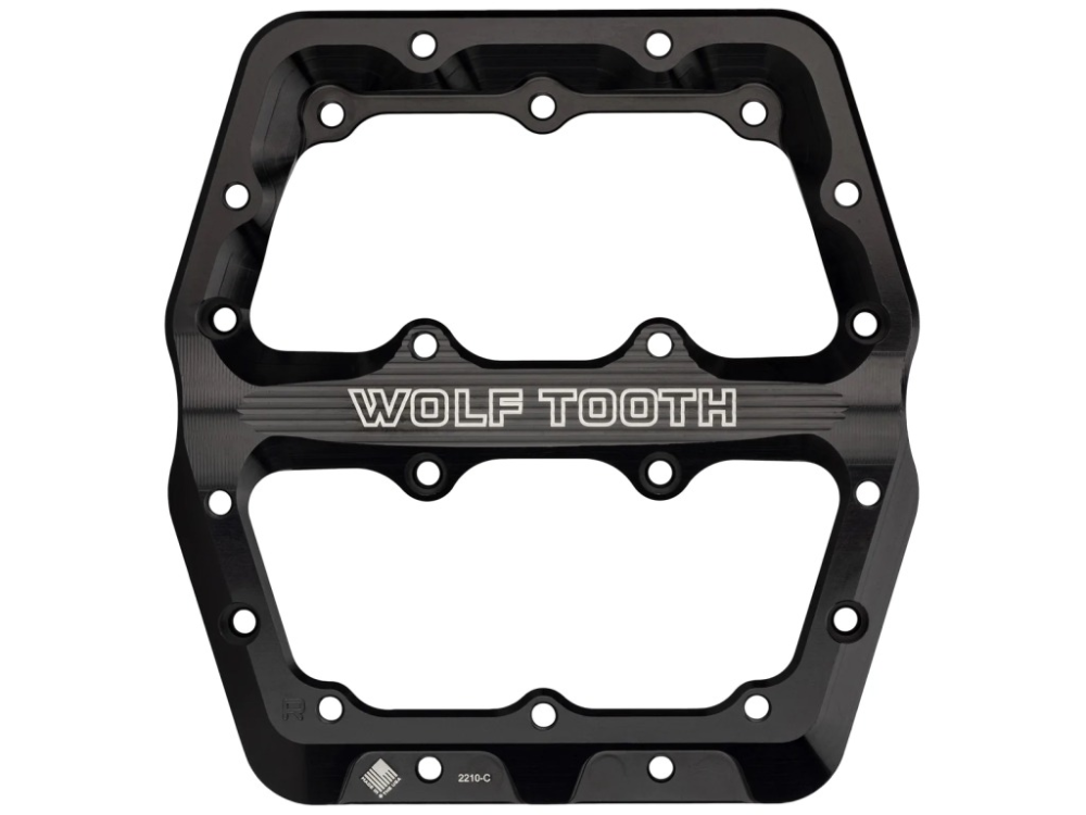 Wolf Tooth Waveform Pedal Body Large rechts, schwarz