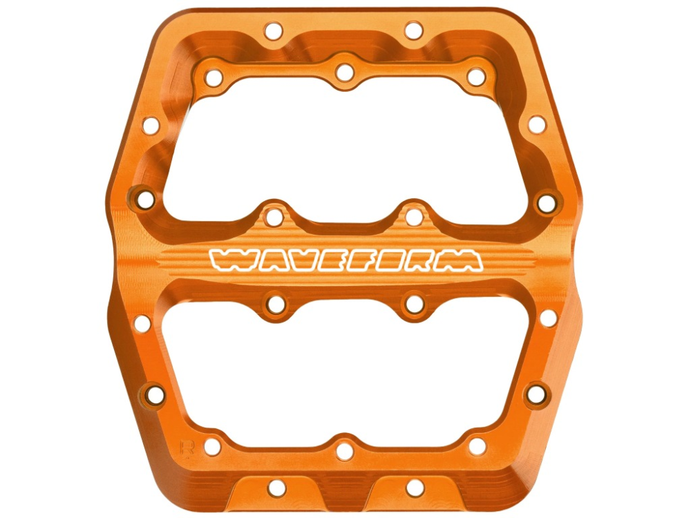 Wolf Tooth Waveform Pedal Body Large rechts, orange