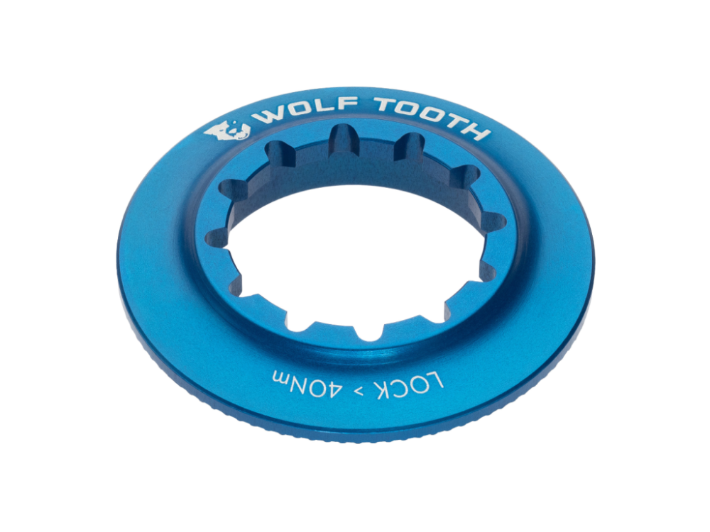 Wolf Tooth Centerlock Rotor Lockring IS blau