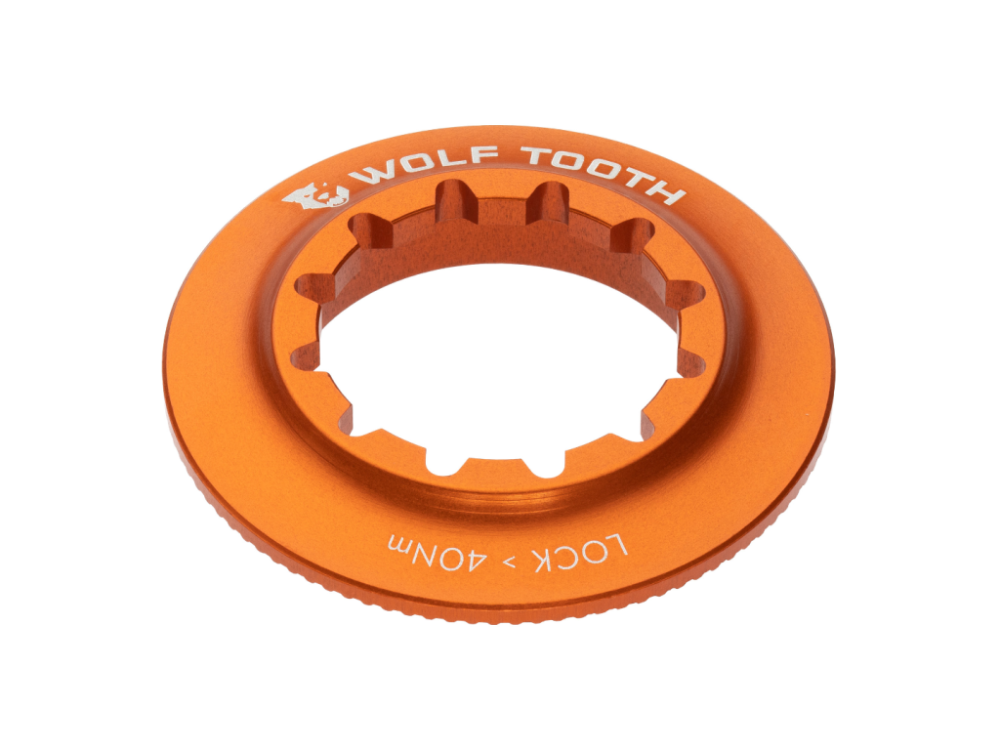 Wolf Tooth Centerlock Rotor Lockring IS orange