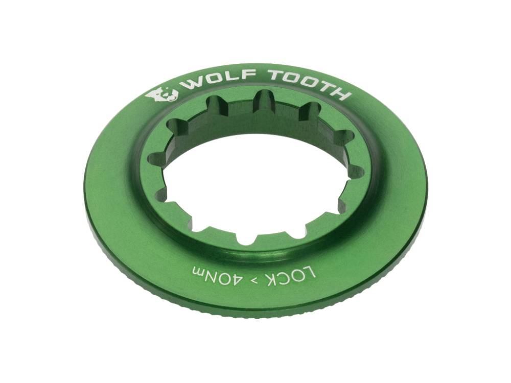 Wolf Tooth Centerlock Rotor Lockring IS grün