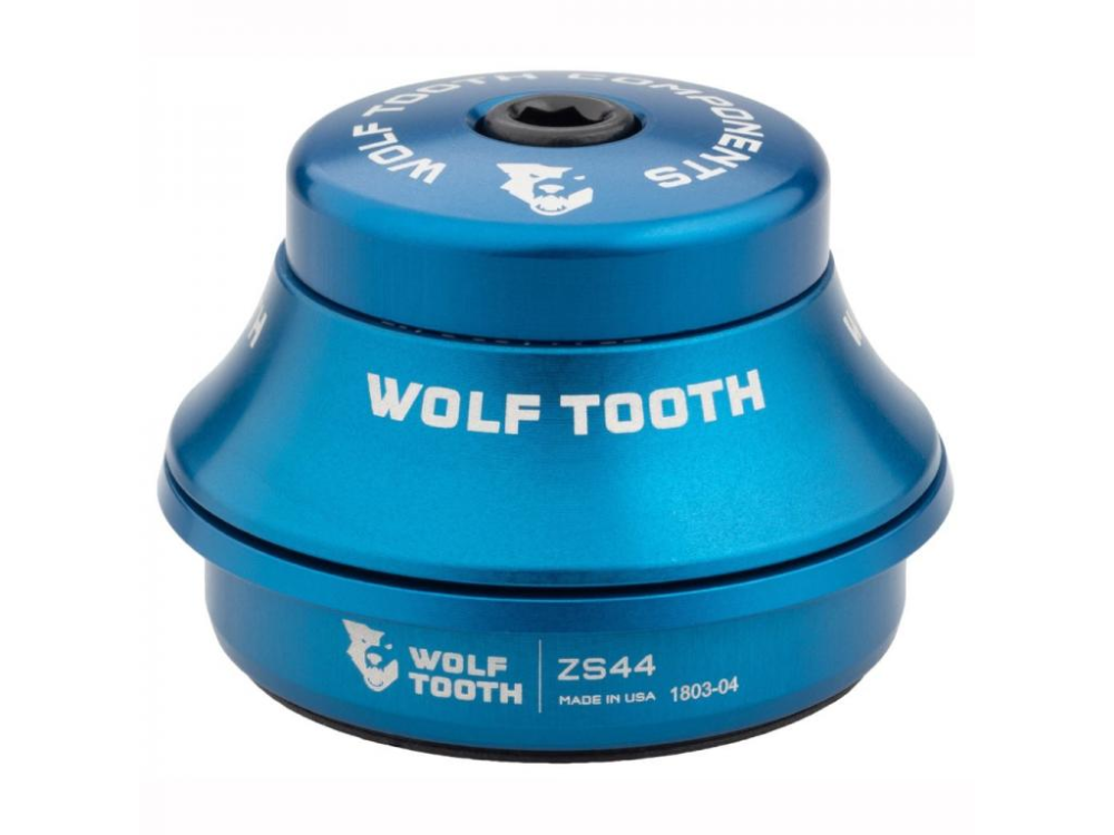 Wolf Tooth Steuersatz Precision Premium ZS44/28.6, 15mm, Upper blau
