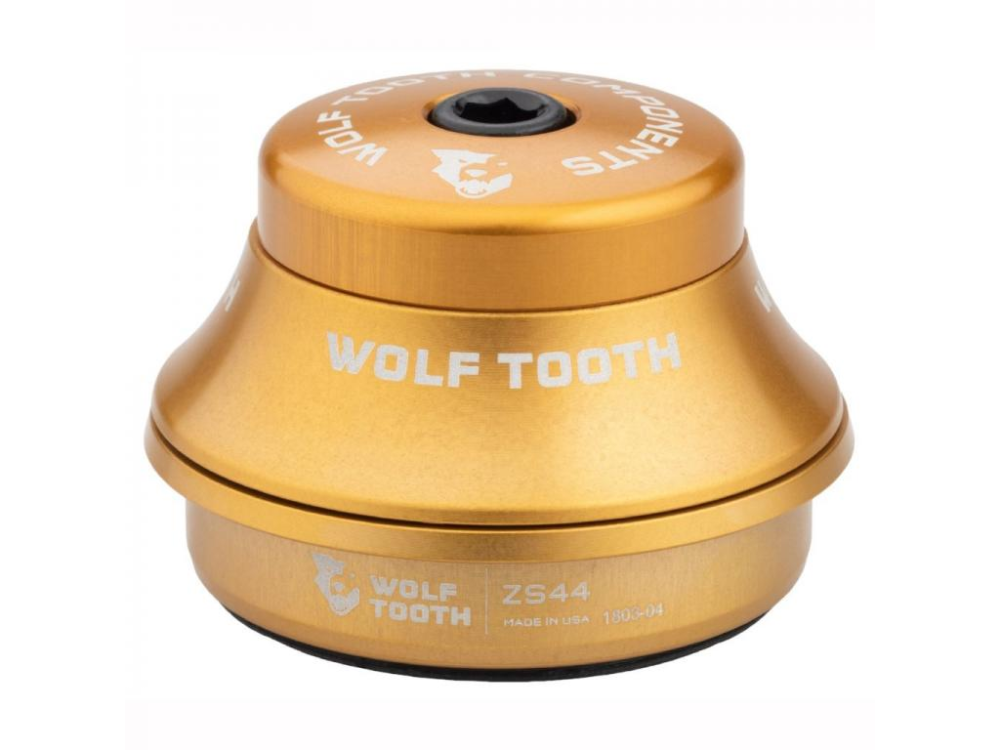 Wolf Tooth Steuersatz Precision Premium ZS44/28.6, 15mm, Upper gold