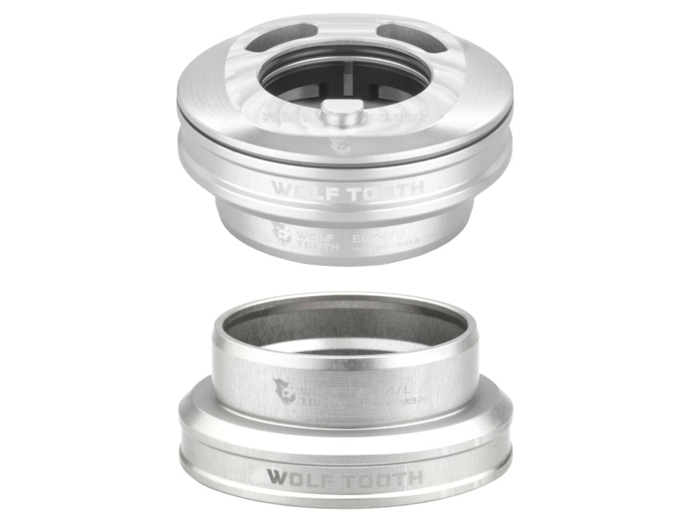 Wolf Tooth Premium EC44 / EC44 Internal Aero Headset silver raw