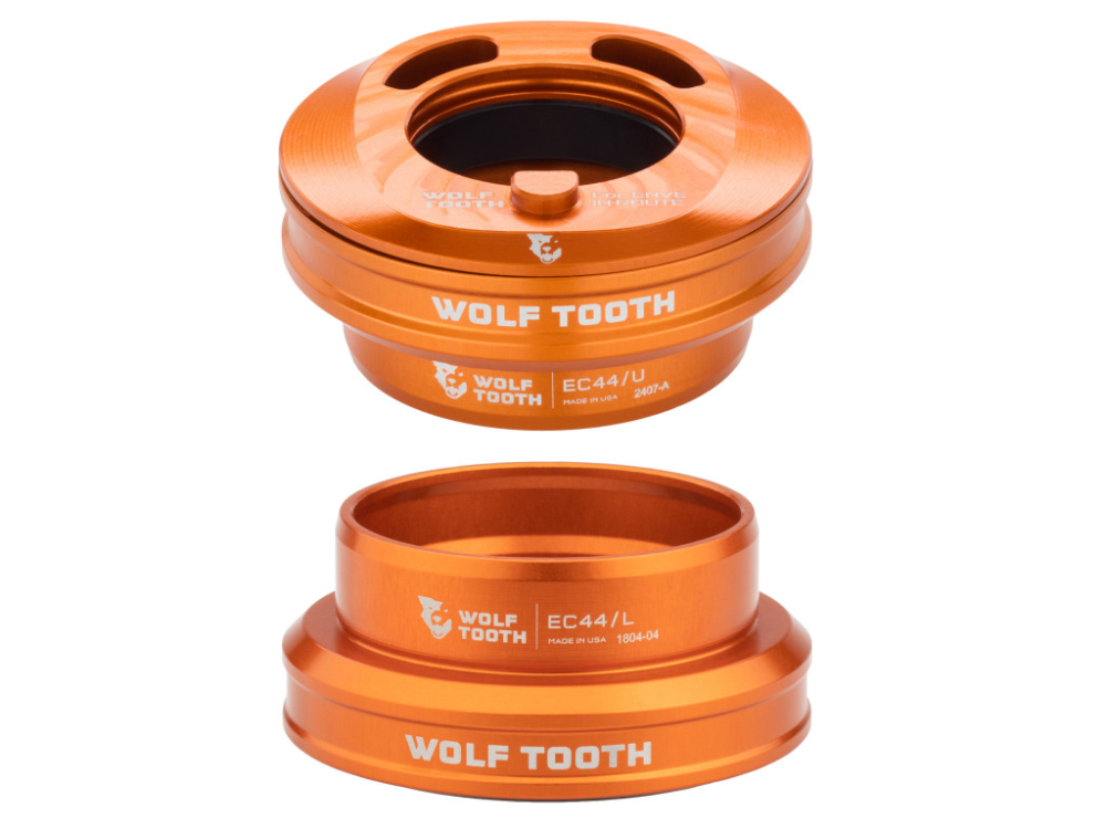 Wolf Tooth Premium EC44 / EC44 Internal Aero Headset orange