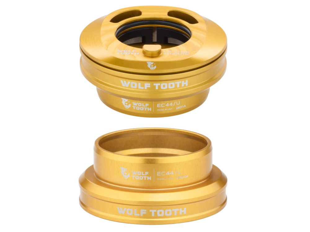 Wolf Tooth Premium EC44 / EC44 Internal Aero Headset gold