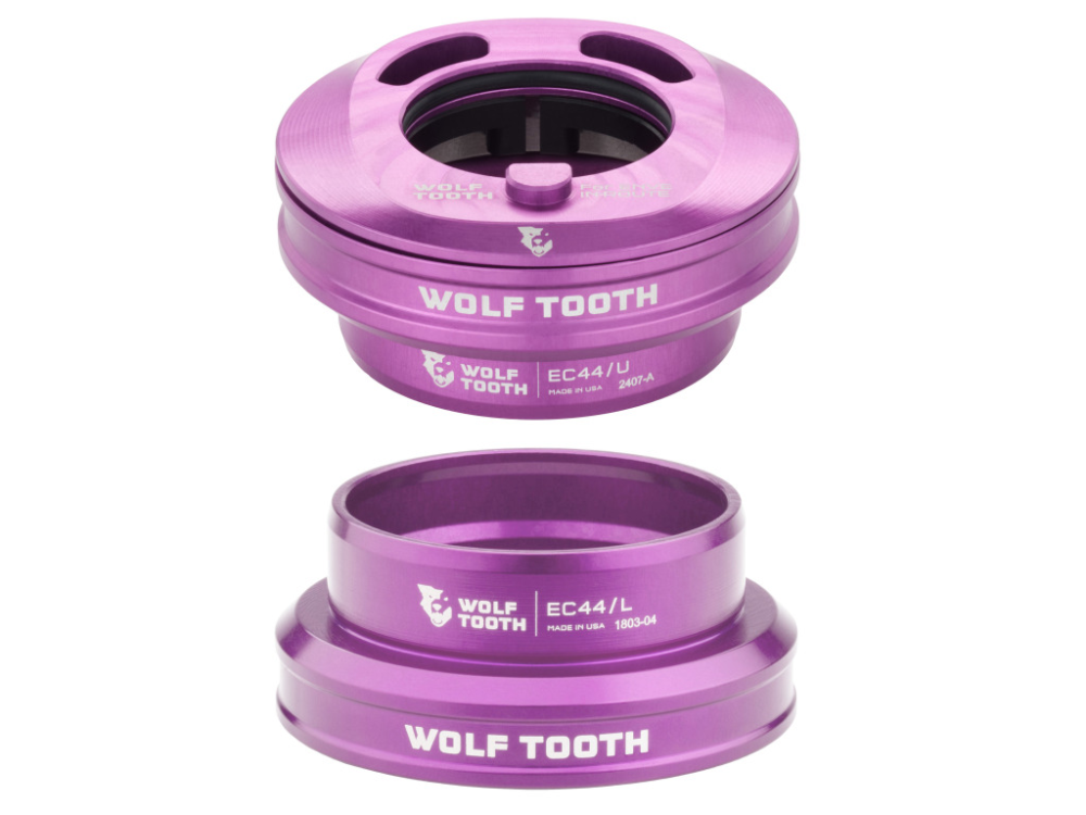 Wolf Tooth Premium EC44 / EC44 Internal Aero Headset ultra violet