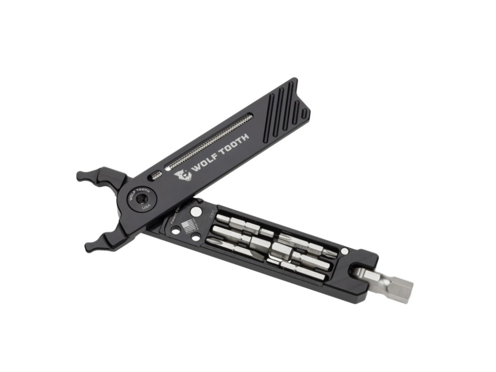 Wolf Tooth Pack Pliers 8-Bit Multi-Tool schwarz-schwarz