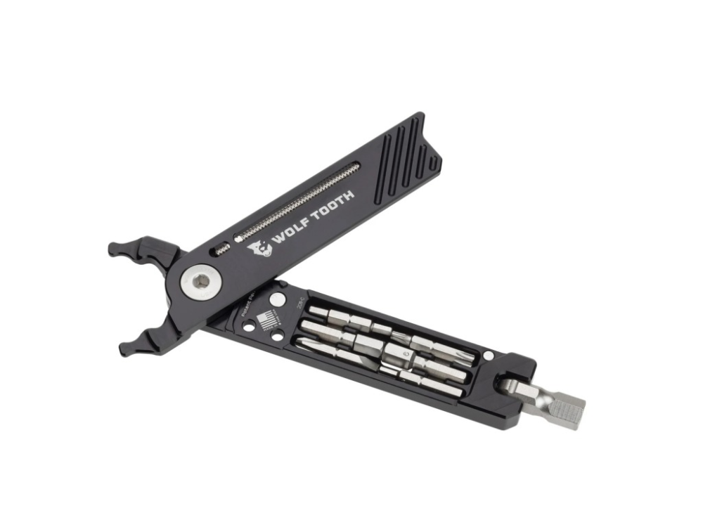 Wolf Tooth Pack Pliers 8-Bit Multi-Tool schwarz-silber