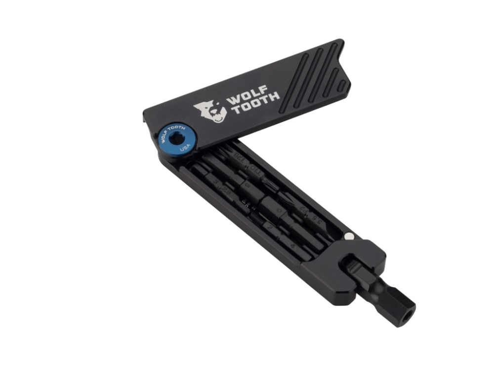 Wolf Tooth 6-Bit Hex Wrench Multi-Tool schwarz-blau