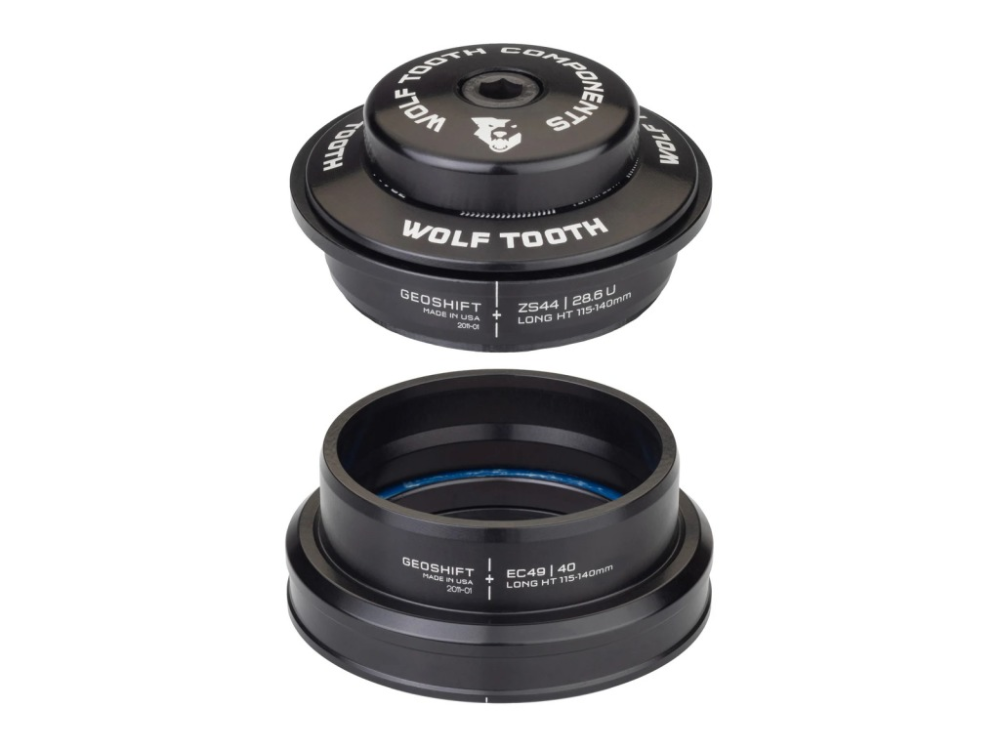 Wolf Tooth GeoShift 1° ZS44 / EC49 long 115-140mm Headtube